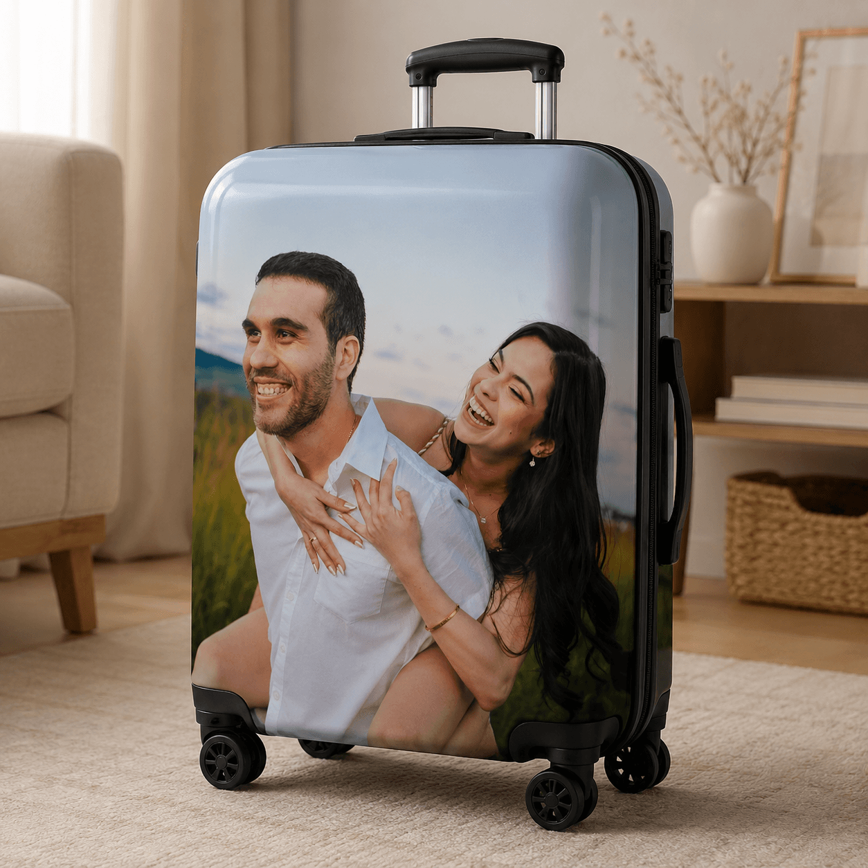 Mala personalizada pra ninguém confundir na esteira
