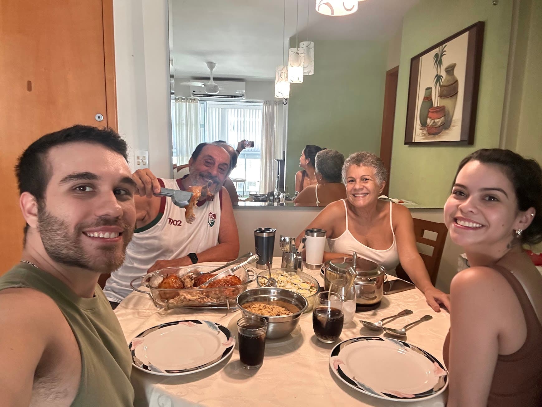 Almoço garantido na casa dos sogros