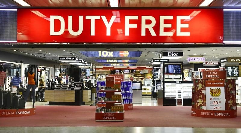 Compras no Duty Free no trajeto da Lua de Mel
